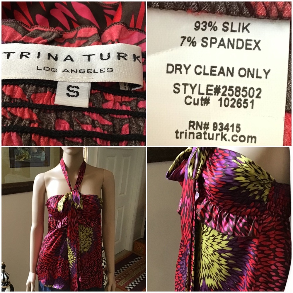 🎉HOST PICK🎉 Trina Turk halter top - Picture 3 of 3